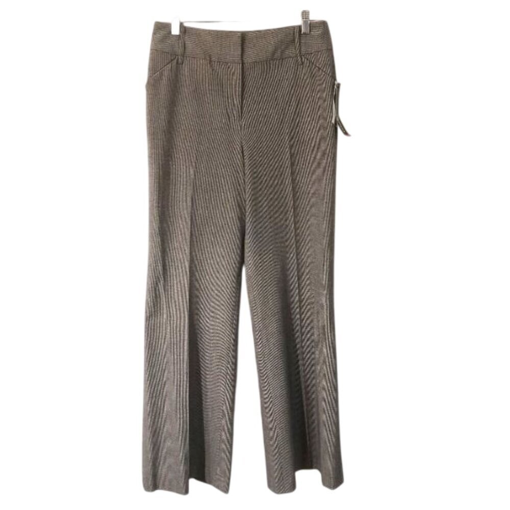 Rafaella Career Dress Pants Tan/Black Combo Pocket Size 8